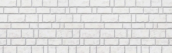 Panorama of The modern white concrete tile wall background and texture