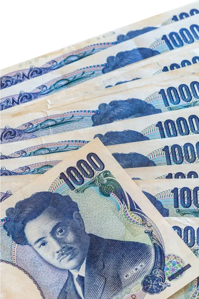 Närbild 1000 Yen Japansk Sedel — Stockfoto