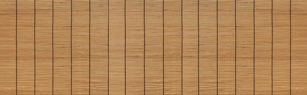 Panorama Persianas Bambú Marrón Textura Fondo Sin Costuras — Foto de Stock