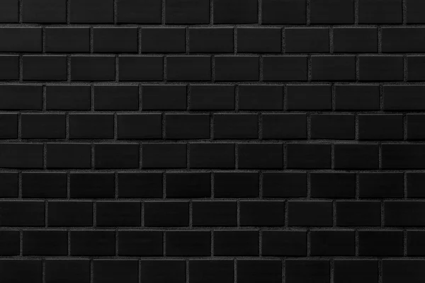 Black Stone Brick Texture Background — Stock Photo, Image