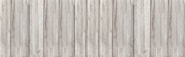 ホワイト天然木の質感とシームレスな背景のパノラマ — ストック写真
