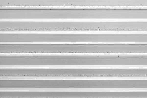 Superficie Textura Metal Corrugado Blanco Acero Galvanizado — Foto de Stock