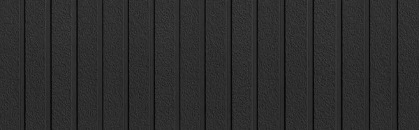黒段ボール金属テクスチャ表面または亜鉛メッキ鋼のパノラマ — ストック写真