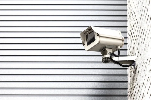 Video Camera Security System Wall Building — Stock Photo, Image