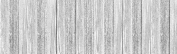 Panorama Empty White Plank Panel Wood Wall Surface Texture Background — Stock Photo, Image