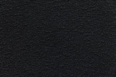 Siyah beton duvar dokusu ve pürüzsüz arka plan. Kopyalama alanı olan koyu duvar.