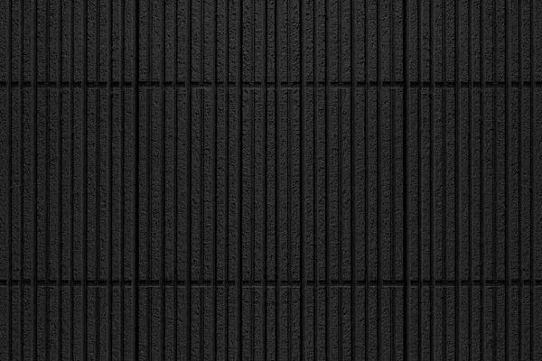 Modern Black Stone Wall Stripes Texture Seamless Background — Stock Photo, Image