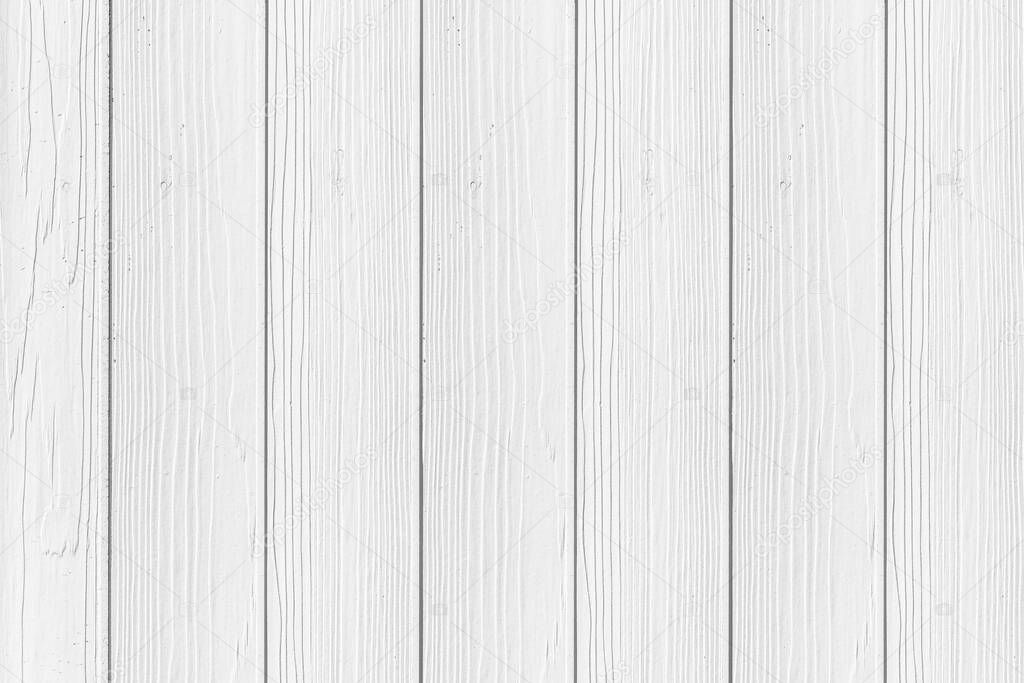 Wood plank white timber texture background.Vintage table plywood woodwork hardwoods at summer for copy space.