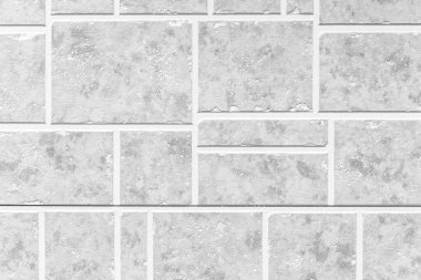 Beyaz vintage modern taş duvar deseni ve arka plan pürüzsüz