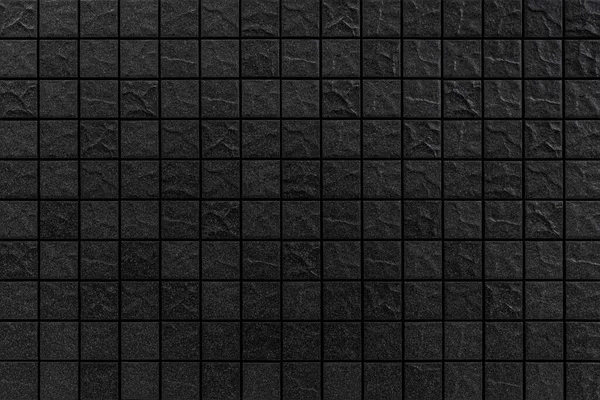 ダークセラミックタイルのテクスチャの背景 黒と白 黒の背景 黒のテクスチャ 黒のタイルのテクスチャ — ストック写真