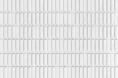 Çizgili ve pürüzsüz arkaplanı olan modern beyaz taş duvar