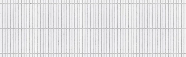 Panorama Modern White Stone Wall Stripes Texture Seamless Background — Stock Photo, Image