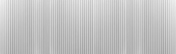 Beyaz Oluklu Metal Zemin Doku Yüzeyinin Panoraması Veya Çeliği Galvanize — Stok fotoğraf