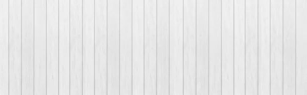 Panorama Wood Plank White Wood Texture Background Vintage Tisch Sperrholz — Stockfoto