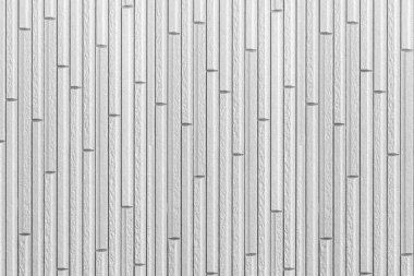 Çizgili ve pürüzsüz arkaplanı olan modern beyaz taş duvar