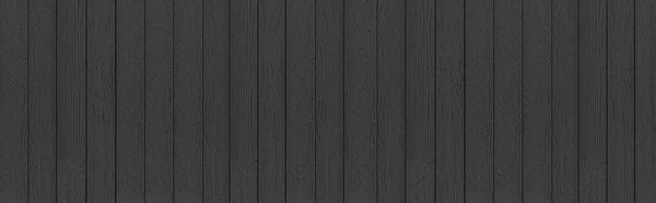 Panorama Černého Dřeva Textury Pozadí Abstraktní Tmavá Dřevěná Textura Černé — Stock fotografie