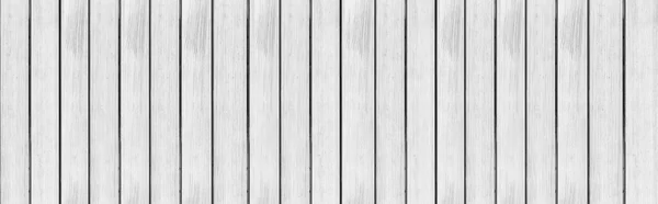 Panorama Wood Plank White Wood Texture Background Vintage Tisch Sperrholz — Stockfoto