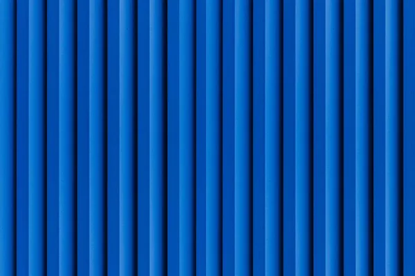Bleu Fond Métal Ondulé Surface Texture Galvaniser Acier — Photo