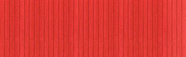 Panorama Stile Vintage Recinzione Legno Dipinto Texture Rossa Sfondo Senza — Foto Stock