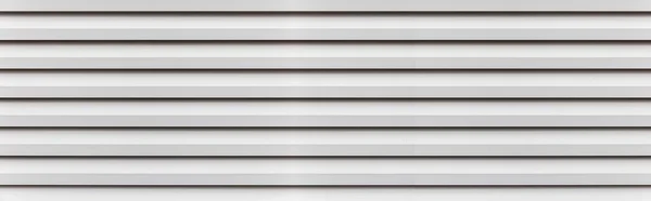 Panorama Fundo Metal Ondulado Branco Superfície Textura Galvanizar Aço — Fotografia de Stock