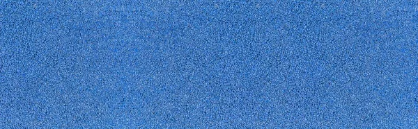 Панорама Синіх Гумових Підлогових Покриттів Бігового Покриття Текстурі Двору Безшовному — стокове фото