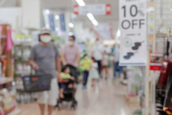 Imagens Fundo Borradas Supermercado — Fotografia de Stock
