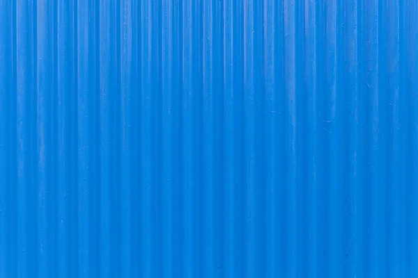 Mavi Galvanize Demir Çit Panelleri Doku Pürüzsüz Arkaplan — Stok fotoğraf