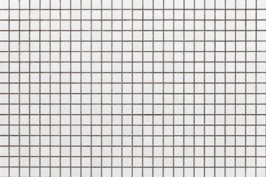 beyaz mozaik kiremit deseni ve pürüzsüz arkaplan