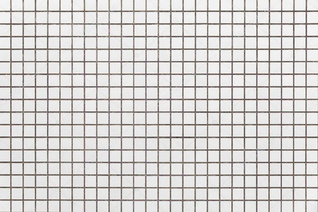white mosaic tile pattern and seamless background
