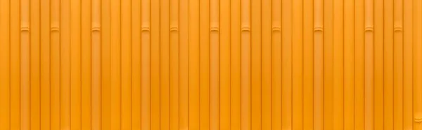 Panorama of Bamboo wall or Bamboo fence texture. Old brown tone natural bamboo fence texture background