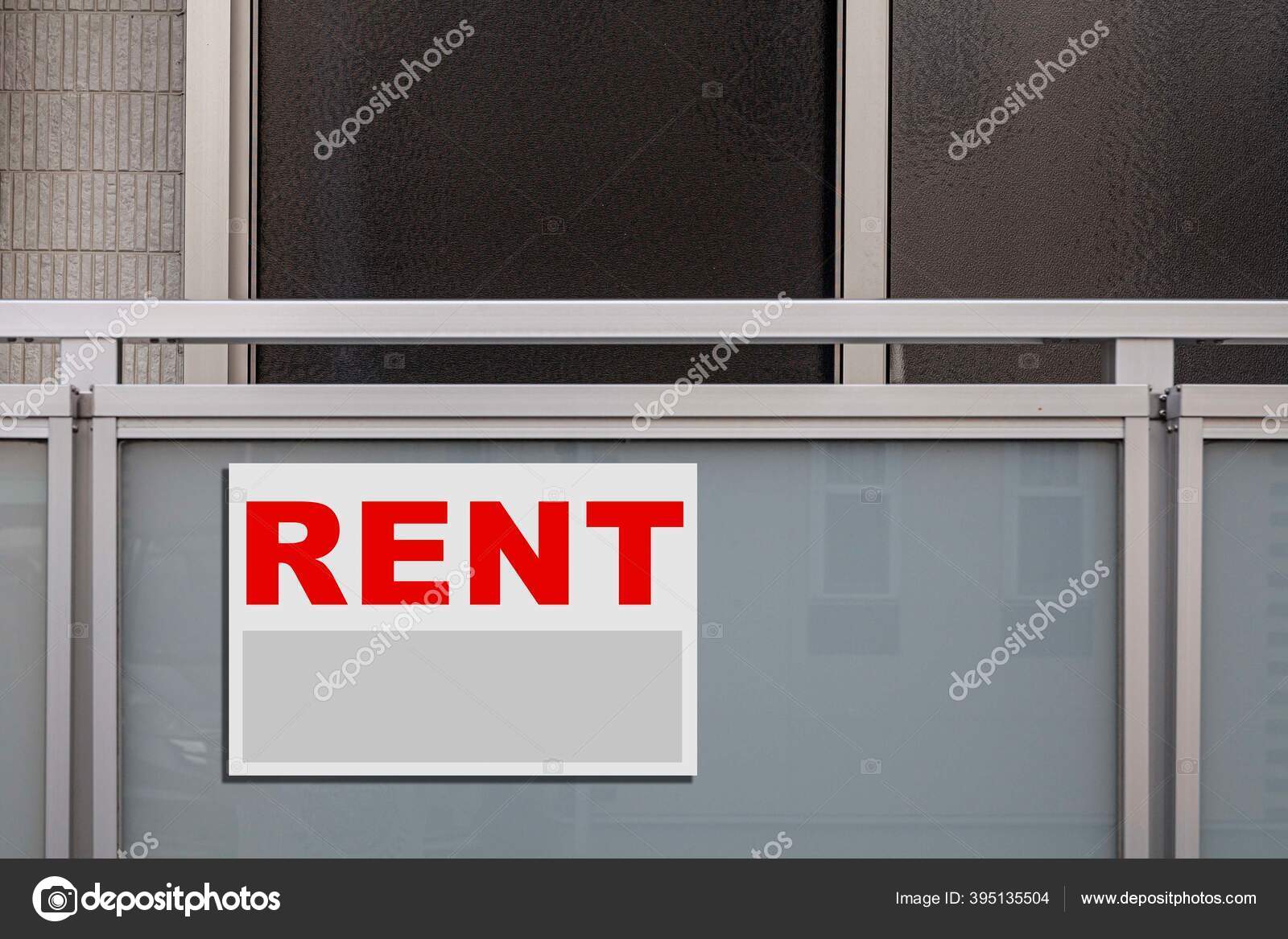 Rental Real Estate Sign Front House — Stock Photo © Torsakarin #395135504