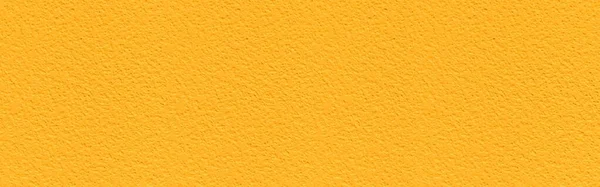Panorama Van Patroon Cement Muur Vintage Geel Geschilderde Textuur Achtergrond — Stockfoto