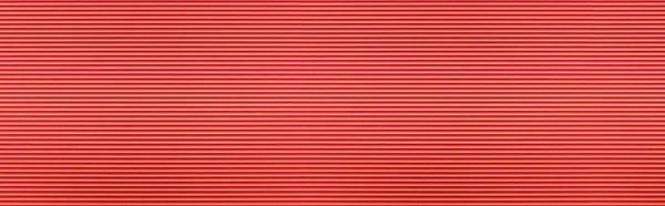 Panorama Placa Zinc Rojo Con Pequeños Patrones Ondulados Textura Fondo — Foto de Stock