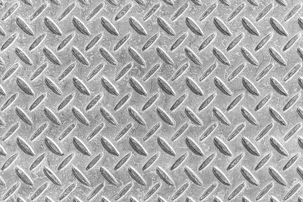 Silver Diamond Plate Texture Background Seamless — Stock Photo, Image