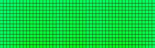 Πανόραμα Πράσινου Ψηφιδωτό Μοτίβο Πλακιδίων Τοίχου Και Αδιάλειπτη Φόντο — Φωτογραφία Αρχείου
