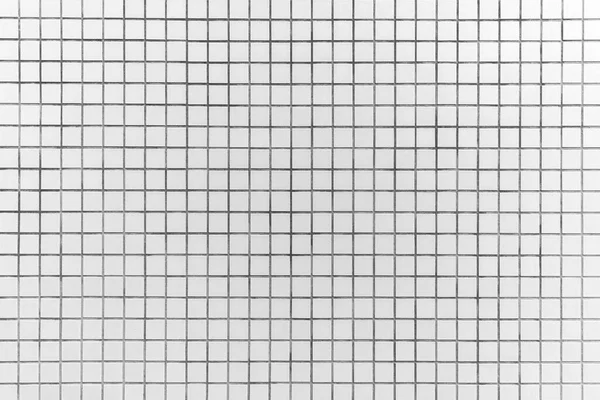 Mosaico Blanco Patrón Azulejos Pared Fondo Sin Costuras — Foto de Stock