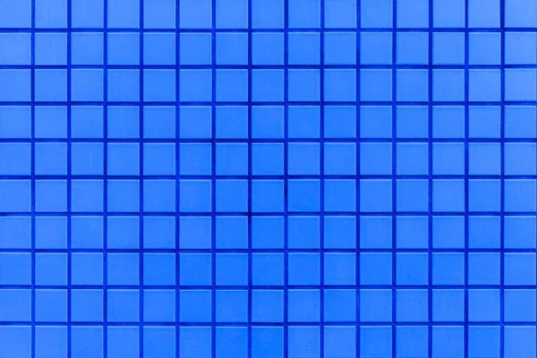Modello Piastrelle Mosaico Blu Sfondo Senza Soluzione Continuità — Foto Stock