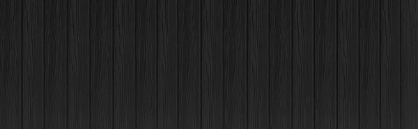 Panorama Dřeva Prkno Černé Dřevo Textury Pozadí Ročník Stůl Překližky — Stock fotografie