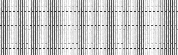 Panorama Modern White Stone Wall Stripes Texture Seamless Background — Stock Photo, Image