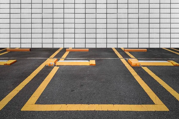Prázdné Venkovní Místo Placeného Automatického Parkování Japonsku — Stock fotografie