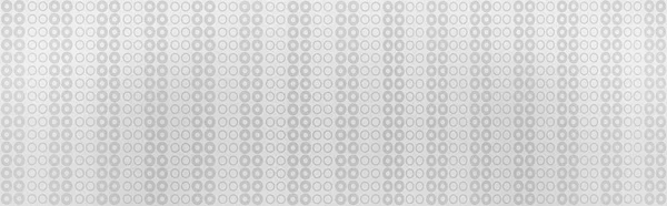 Panorama Aus Grauem Papier Mit Kreisförmigem Punktemuster Und Nahtlosem Hintergrund — Stockfoto