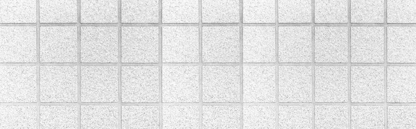 Panorama White Rubber Tile Flooring Texture Seamless Background Rubber Tile — Stock Photo, Image