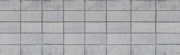 Panorama Pedra Branca Bloco Parede Sem Costura Fundo Textura Padrão — Fotografia de Stock