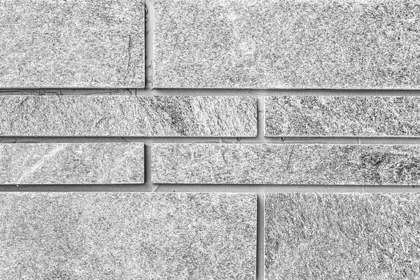 Block Pattern White Stone Cladding Wall Tile Texture Seamless Background — Stock Photo, Image