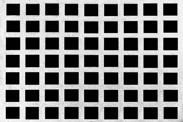 White Steel Grating Isolated Back Background — Stock Photo, Image