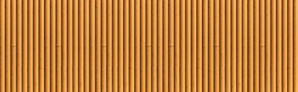 Panorama Bambusové Stěny Nebo Bambusový Plot Textury Starý Hnědý Tón — Stock fotografie