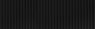 Black Corrugated metal zemin ve doku yüzeyinin panoraması ya da çeliği galvanize et