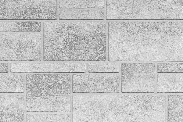 Blockmuster Der Weißen Steinverkleidung Wandfliese Textur Und Nahtlosen Hintergrund — Stockfoto