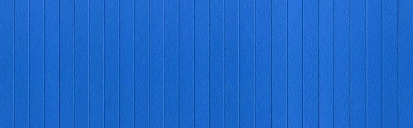 Panorama Blue Galvanized Fence Rough Surface Texture Seamless Background — Stock Photo, Image