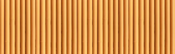 Panorama Parede Bambu Textura Cerca Bambu Velho Tom Marrom Natural — Fotografia de Stock